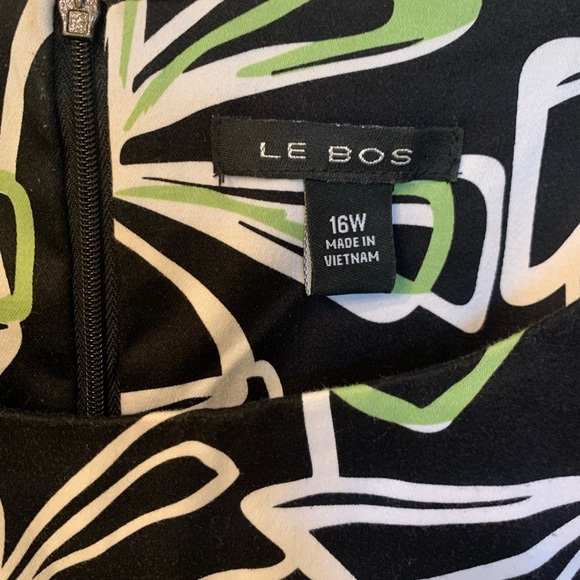 Le Bos Green patterned dress - Picture 3 of 7